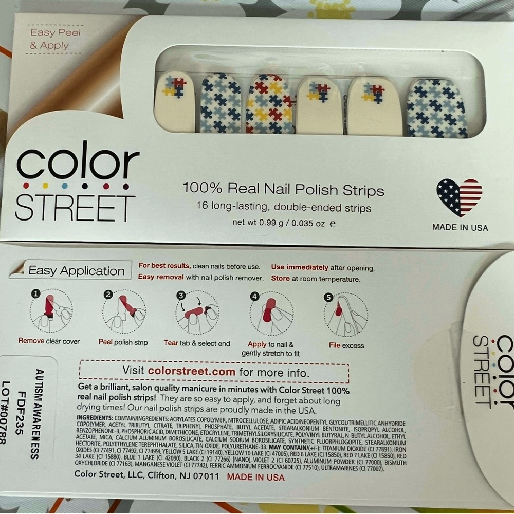 Color Street Autism Awareness *FIRM PRICE*